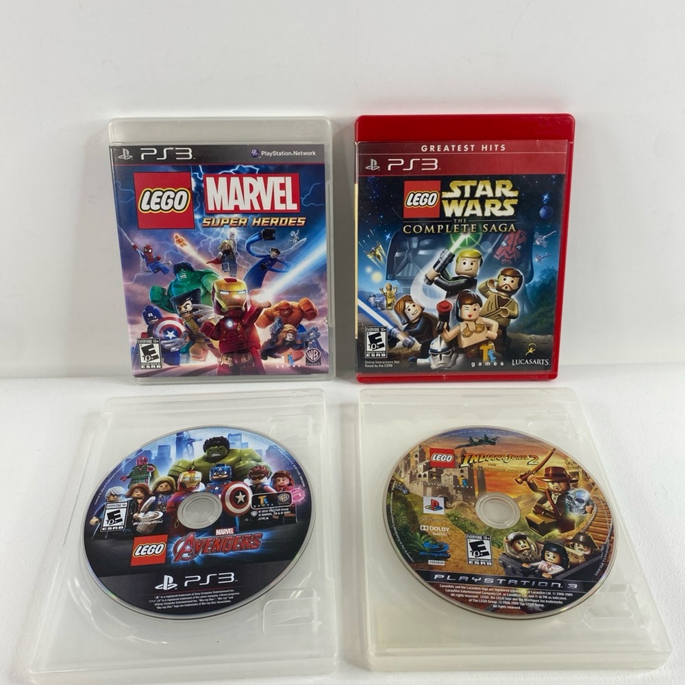 Lot Of 4 PS3 Games LEGO Star Wars: The Complete Saga & More Sony PlayStation 3